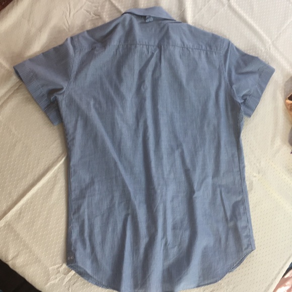 Blue Strips Casual Shirt Italian Made - Picture 8 of 8